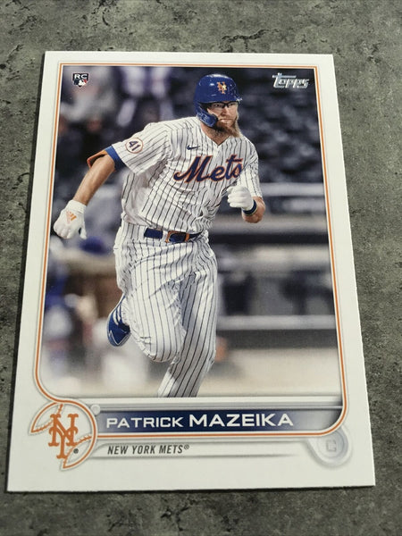 Patrick Mazeika Mets 2022 Topps Rookie #166