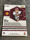 Dax Milne Washington Football Team 2021 Panini Mosaic Rookie #400