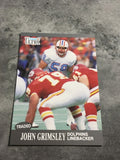John Grimsley Dolphins 1991 Fleer Ultra #48