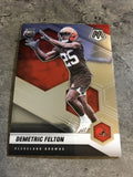 Demetric Felton Browns 2021 Panini Mosaic Rookie #394