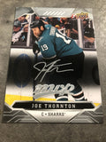 Joe Thornton Sharks 2019-2020 Upper Deck MVP Silver Script #202