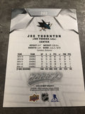 Joe Thornton Sharks 2019-2020 Upper Deck MVP Silver Script #202