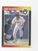 Dale Sveum Brewers 1989 Donruss #146