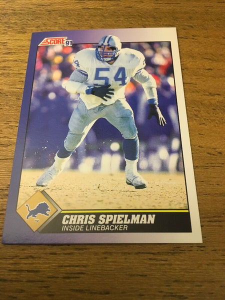 Chris Spielman Lions 1991 Score #9