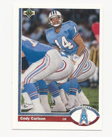 Cody Carlson Oilers 1991 Upper Deck #556