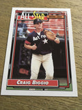 Craig Biggio Astros 1992 Topps All Star #393