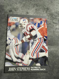 John Stephens Patriots 1991 Fleer Ultra #98