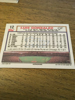 Luis Gonzalez Astros 1992 Topps #12