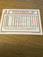 Wade Boggs Red Sox 1992 Topps #10