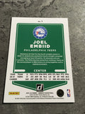 Joel Embiid 76ers 2021-22 Donruss #1