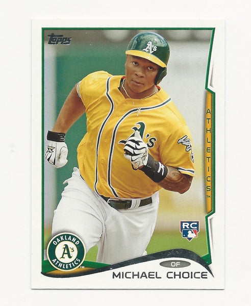 Michael Choice A’s 2014 Topps Rookie #27