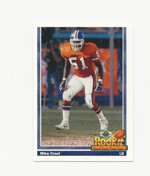 Mike Croel Broncos 1991 Upper Deck Rookie Force #606