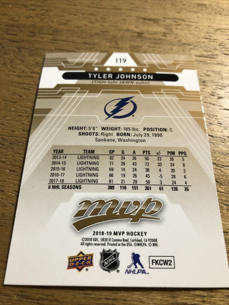 Tyler Johnson Lightning 2018-2019 Upper Deck MVP #119