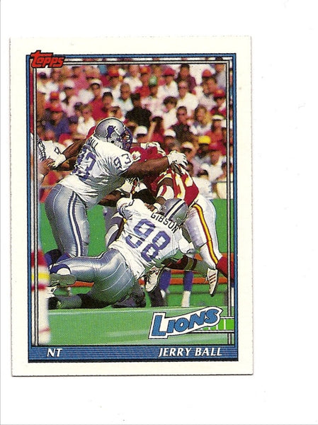 Jerry Ball Lions 1991 Topps #413