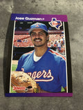 Jose Guzman Rangers 1989 Donruss #284
