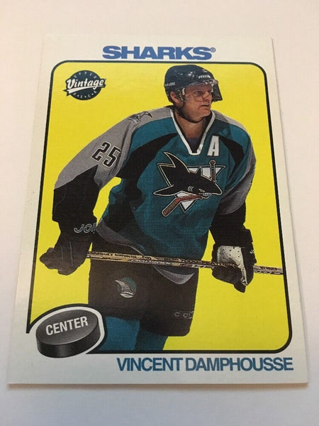 Vincent Damphousse Sharks 2001-2002 Upper Deck Vintage #214