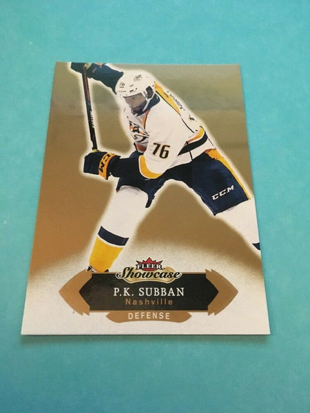 P.K. Subban Predators 2016-2017 Fleer Showcase #9