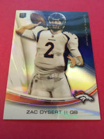 Zac Dysert Broncos 2013 Topps Platinum Rookie #126