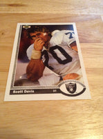 Scott Davis Raiders 1991 Upper Deck #194