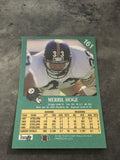 Merril Hoge Steelers 1991 Fleer #161