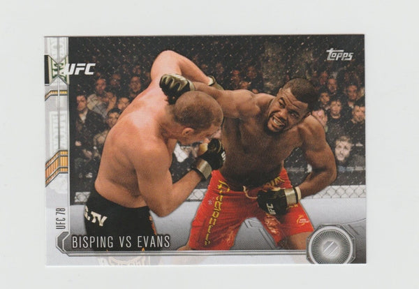 BISPING VS. EVANS UFC 2015 Topps Chronicles#58