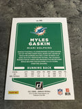 Myles Gaskin Dolphins 2021 Panini Donruss #65