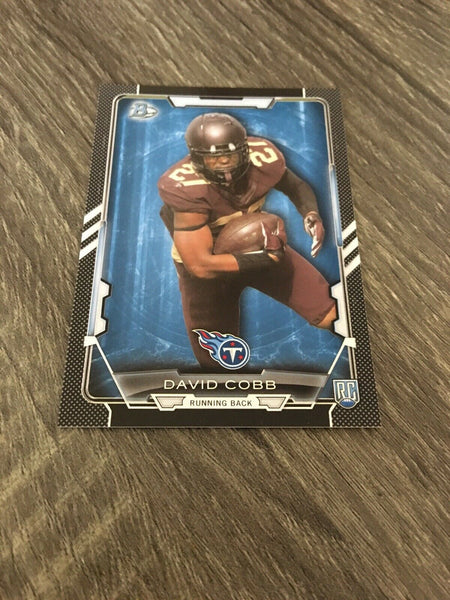 David Cobb Titans 2015 Bowman Black Rookie #63