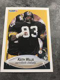 Keith Willis Steelers 1990 Fleer #151