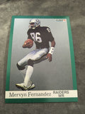 Mervyn Fernandez Raiders 1991 Fleer #106
