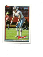Greg Montgomery Oilers- 1991 Topps #226