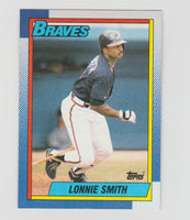 Lonnie Smith Braves 1990 Topps #152