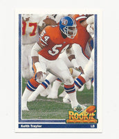 Keith Traylor Broncos 1991 Upper Deck Rookie Force #618