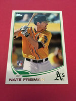 Nate Freiman A’s 2013 Topps Update Rookie #US264