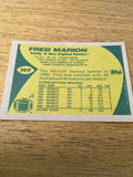 Fred Marion Patriots 1989 Topps #197