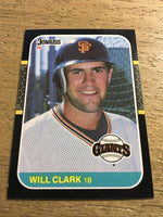 Will Clark Giants 1987 Donruss Rookie #66