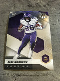 Kene Nwangwu Vikings 2021 Panini Mosaic Rookie #334