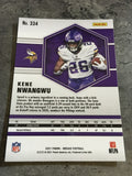 Kene Nwangwu Vikings 2021 Panini Mosaic Rookie #334