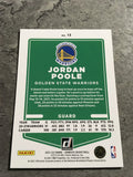 Jordan Poole Warriors 2021-22 Donruss #13
