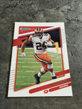 Nick Chubb Browns 2021 Panini Donruss #196