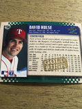 David Hulse Rangers 1995 Score Gold Rush #130