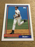 David Justice Braves 1992 Topps #80
