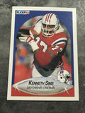 Kenneth Sims Patriots 1990 Fleer #327