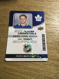 Travis Dermott Maple Leafs 2018-2019 Upper Deck MVP Entry Level Access#NHL-TD