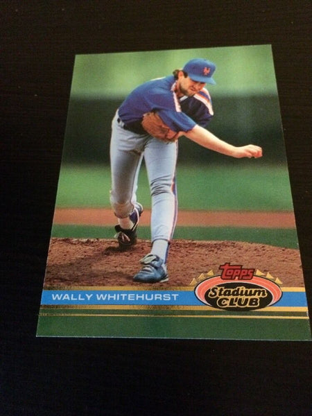 Wally Whitehurst Mets 1991 Topps Stadium Club #458