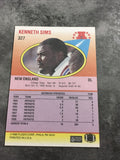 Kenneth Sims Patriots 1990 Fleer #327