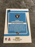 Alex Leatherwood Raiders 2021 Panini Donruss Rated Rookie #335