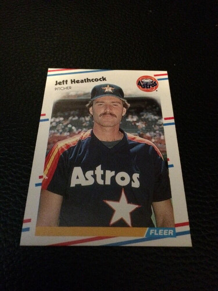 Jeff Heathcock Astros 1988 Fleer #450