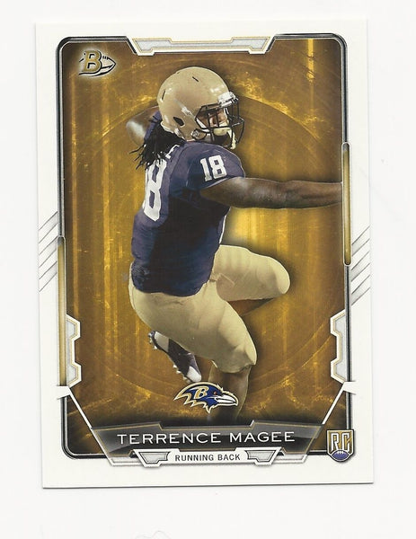 Terrence Magee Ravens 2015 Bowman Rookie #108