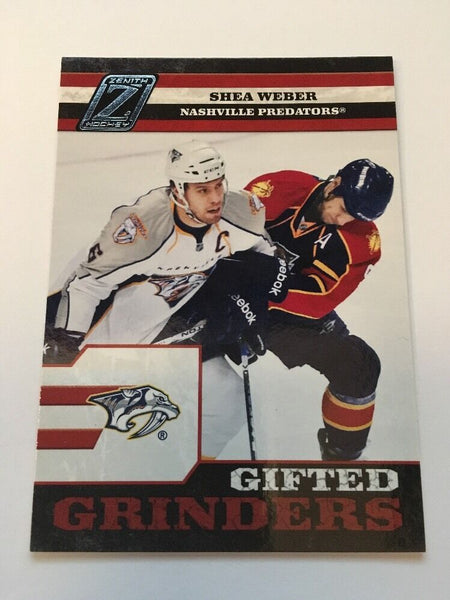 Shea Weber Predators 2010-2011 Zenith Gifted Grinders #7