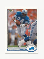 Richard Johnson Lions 1991 Upper Deck #442